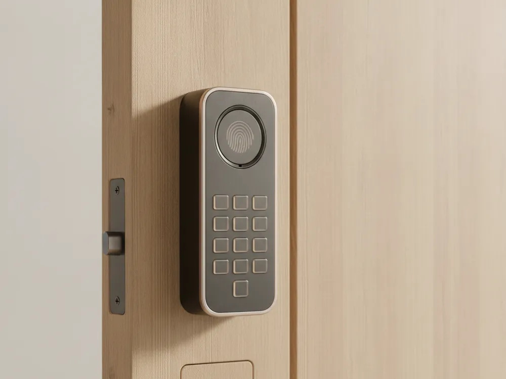 Key A1 Smart Lock: Keypad, fingerprint, NFC badge, app, or key. One lock.